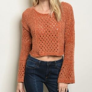 Knit sweater top